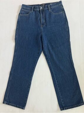 Wrangler Straight High Rise Jeans Blue Denim Womens Size‎ 32x28